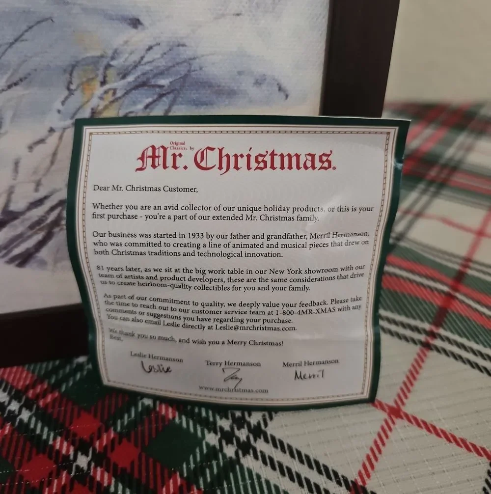 Mr. Christmas this illuminated